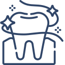 Dental floss icon