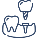 Implant dentistry icon